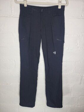 Eddie Bauer First Ascent Women's Size 6 Fleece Lined Cargo Pants Black